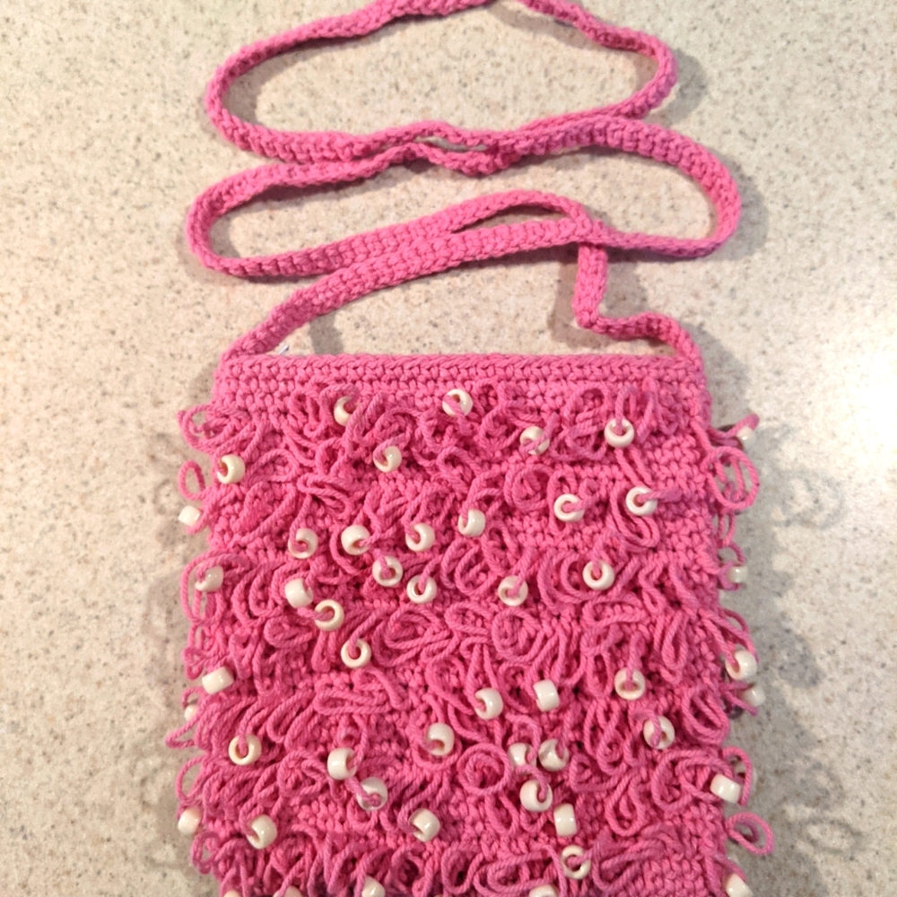 Hand & Heart handmade long strap mini shoulder bag